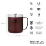 Термокружка Stanley Classic с ручкой 0,35 л, бордовая (10-09366-008)